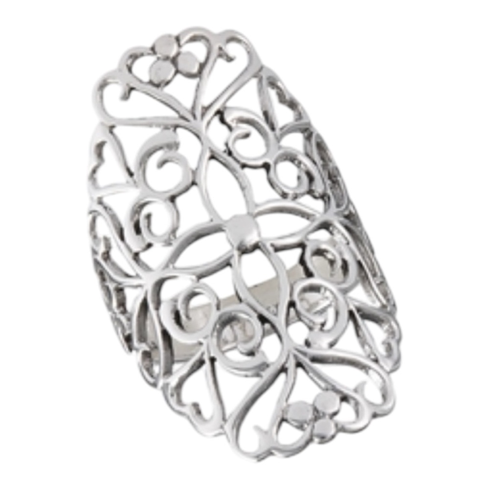NWT 925 Sterling Silver Filigree Ring! Sizes 7, 8, 9, 10 NEW! - Picture 4 of 4
